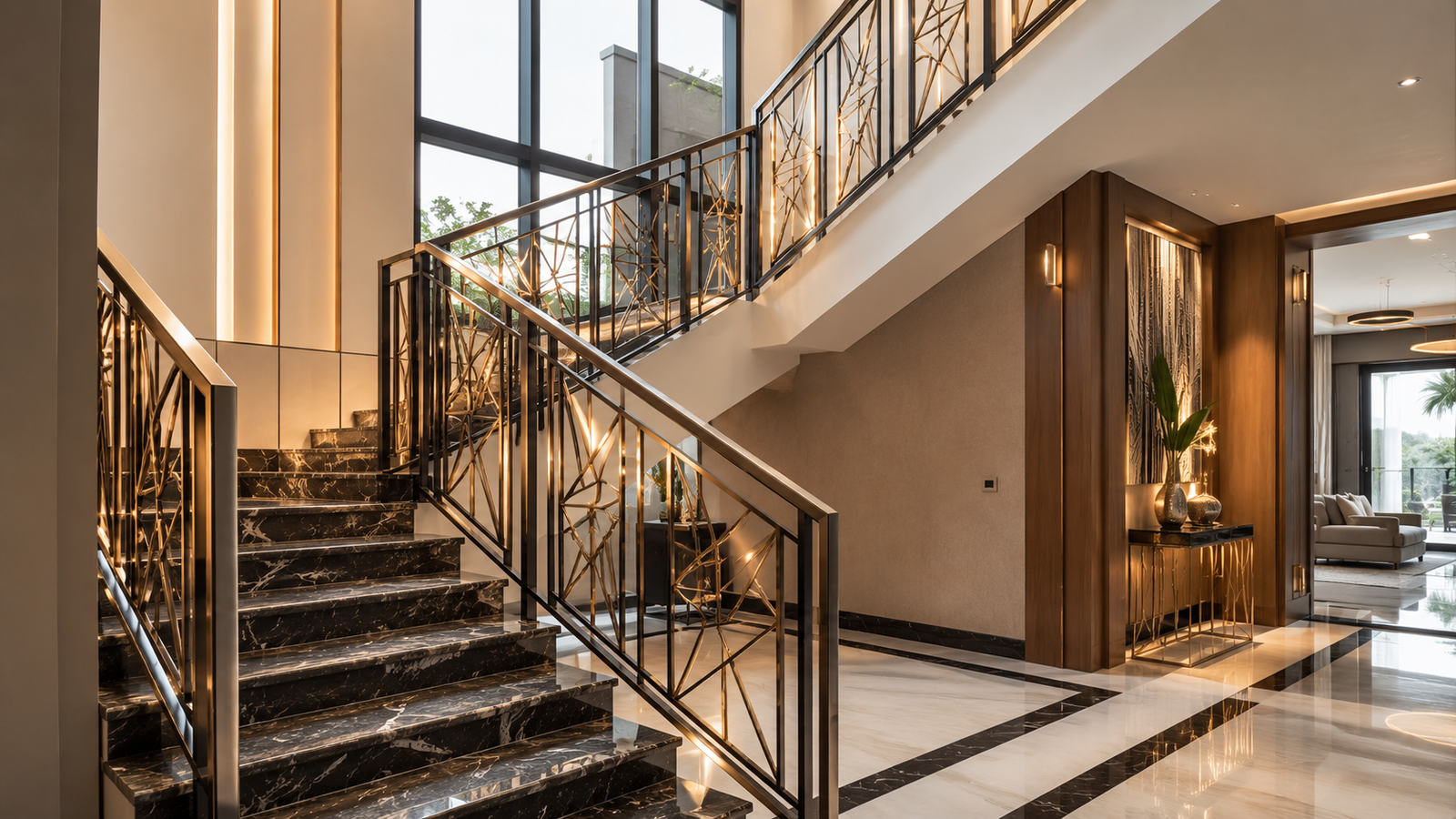 HD architectural staircase photo